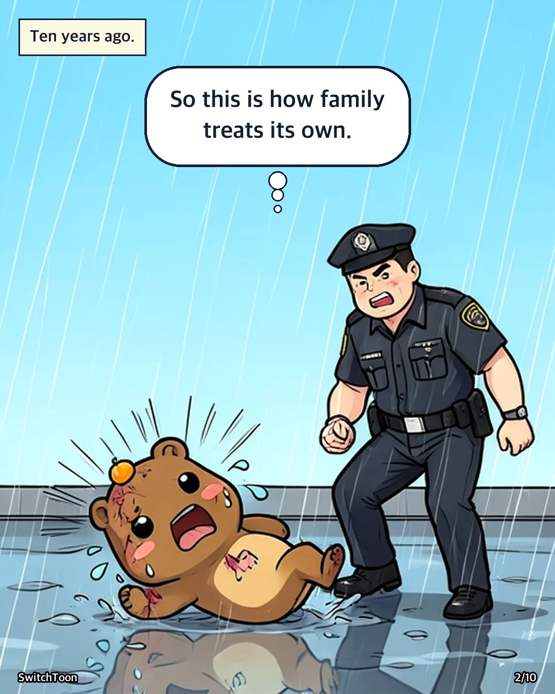 A webtoon panel made with SwitchToon 2